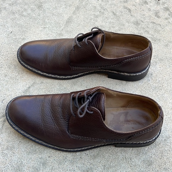 John Varatos Brown Leather Casual/Dressy Oxford Shoe Men\'s Size 12 main image 6